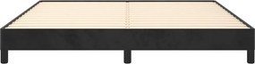 vidaXL Σκελετός Κρεβατιού Χωρίς Στρώμα Μαύρο 180x200 εκ. Βελούδινο