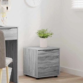 vidaXL Ντουλάπι Μπάνιου Γκρίζο Σονομα 40,5 x 40 x 44 εκ