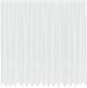 vidaXL Κουρτίνα Δαντέλας Λευκό 200 x 400 cm Πολυεστέρας
