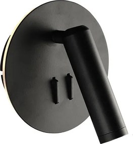 Απλίκα Τοίχου LED Aca Zeus SF1801LEDB Black