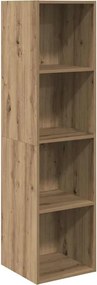 vidaXL Σετ επίπλου τηλεόρασης 3 pcs Artisan Oak Επεξεργασμένο ξύλο