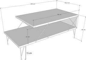 Coffee Table Loire - Oak Oak