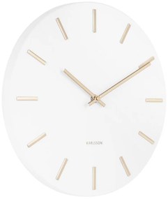 Ρολόι Τοίχου Charm Small KA5821WH Φ30cm White Karlsson Metal