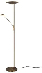 Φωτιστικό Δαπέδου Brantford 425610204 30x180cm Dim Led 3500Lm 30W/650Lm 6,5W Brass Trio Lighting