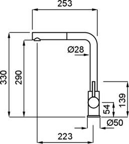 Elleci Trail Plus - Μπαταρία Κουζίνας με Ντους - Avena