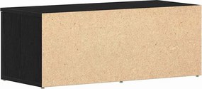 vidaXL Ντουλάπι TV 80x34x30 εκ. Μαύρη Οξυά Επεξεργασμένο Ξύλο