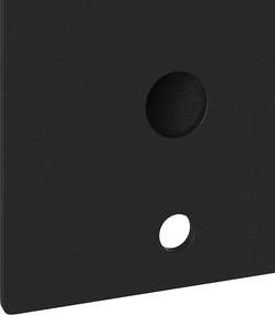 vidaXL Στήριγμα Σημαίας Μαύρο 10,5 x 7,5 x 0,25 εκ. Ατσάλι