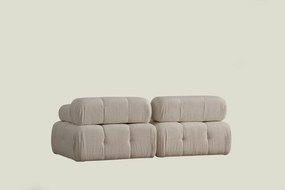 2-Seat Sofa Doblo 2 Seater ( L1-1R) Cream Bouclette Cream