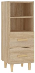 vidaXL Ντουλάπι Sonoma Δρυς 34,5x34x90 εκ. από Επεξεργασμένο Ξύλο