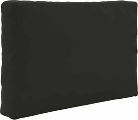 vidaXL Μαξιλάρι Καναπέ Εξωτερικού Χώρου 3 pcs Μαύρο Πολυεστέρας