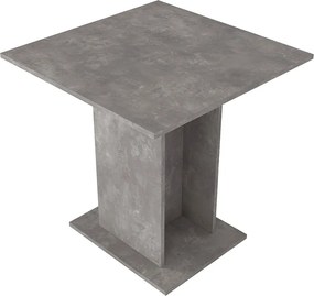 Τραπέζι Allos Megapap χρώμα γκρι σκυροδέματος 75x75x77εκ.