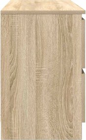 vidaXL Έπιπλο Τηλεόρασης Sonoma Δρυς 100x35x54 εκ. Επεξ. Ξύλο