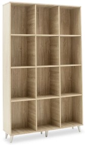 Βιβλιοθήκη FIRENZE pakoworld χρώμα sonoma 107x28,6x178εκ