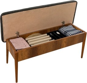 Ταμπουρέ Καρυδιά / Ανθρακί VINA 110x40x46