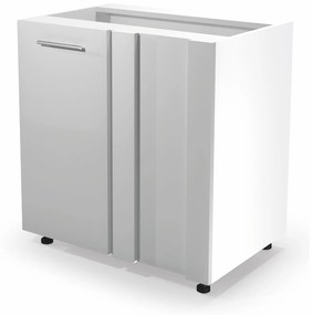 VENTO DN-100/82 corner lower cabinet, color: white DIOMMI V-UA-VENTO-DN-100/82-BIAŁY DIOMMI-60-22857