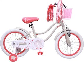 Superstar 16 Inch 22 cm Girls Coaster Brake Cream