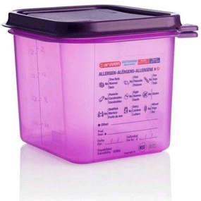Δοχείο Τροφίμων Αεροστεγές AR00061390 17,6x16,2x15cm 2,6Lt Purple Araven Plastic
