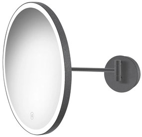 Καθρέπτης Led 5w Μεγεθυντικός Ø40x33εκ.IP44 220-240V Sanco Cosmetic Mirrors Antracite Grained MRLED-405-M118