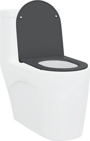 vidaXL Λεκάνη Ανθρακί 47 x 36 x 3,4 εκ Δυροπλάστ