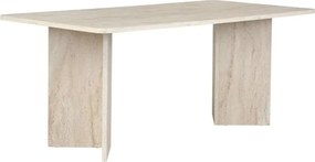 Τραπέζι Linza Megapap χρώμα travertine 180x90x75εκ.