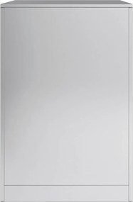 vidaXL Ράφι Καυσόξυλων 60x40x60 εκ. Γαλβανιζέ Ατσάλι