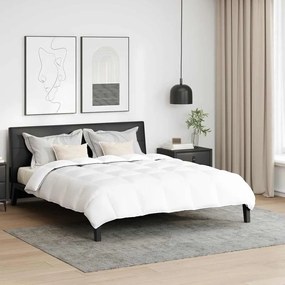 vidaXL Set Παπλώματος Χειμώνα 3 pcs Λευκό 200 x 240 cm Μικροΐνες, Βαμβάκι