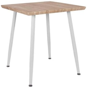 Τραπέζι Τραπεζαρίας Sonama HM8335.02 Με Λευκά Πόδια Mdf, Metal
