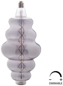 ΛΑΜΠΤΗΡΑΣ LED FILAMENT 8W E27 3000K SMOKE COLOR DIMMABLE HM4056.03