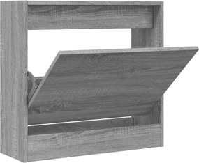 vidaXL Παπουτσοθήκη Γκρι Sonoma 60x21x57 εκ. από Επεξεργ. Ξύλο