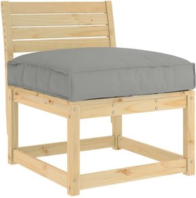 vidaXL Μαξιλάρι Ύφασμα Όξφορντ Taupe 80 x 80 x 12 cm