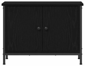 vidaXL Ντουλάπι Τηλεόρασης Μαύρη δρυς 60 x 35 x 45 εκ.