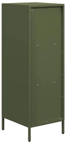 vidaXL Ντουλάπι Πράσινο Λαδί 35x39x103,5 εκ. από Ατσάλι