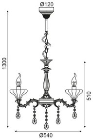 Φωτιστικό οροφής Ortonti