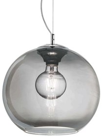 Φωτιστικό Οροφής Nemo 250311 20x24/233cm 1xE27 60W Smoke Ideal Lux