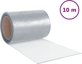 vidaXL Λωριδοκουρτίνα Διαφανής 10 μ. 300 χιλ.x2,6 χιλ. από PVC