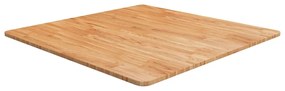 vidaXL Επιφάνεια Τραπεζιού Τετράγωνη Αν. Καφέ 80x80x1,5 εκ. Ξύλο Δρυς