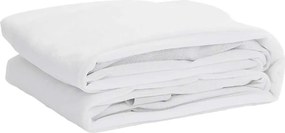 vidaXL Προστατευτικό στρώματος Λευκό 120x220 εκ. Αδιάβροχο