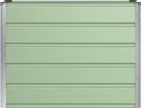 vidaXL Γλάστρα Πράσινο 100 x 40 x 75 cm Ατσάλι