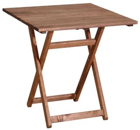 Τραπέζι Πτυσσόμενο 213712 70x68x72cm Brown