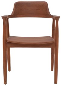 Καρέκλα - Πολυθρόνα Jambene teak ξύλο σε καρυδί απόχρωση 57x54x79 εκ. 57x54x79 εκ.