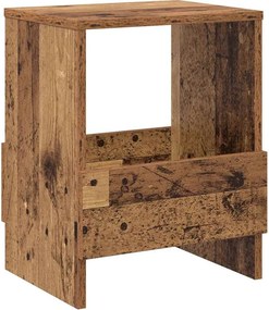 vidaXL Ράφι Περιοδικών 2 pcs Παλιό ξύλο 35 x 30 x 45 εκ.