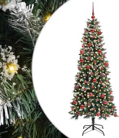 vidaXL Τεχνητό Χριστουγεννιάτικο Δέντρο με 300 LED Πράσινο 180 cm
