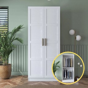 Ντουλάπα Λευκό BREIFAS 90x57.5x210