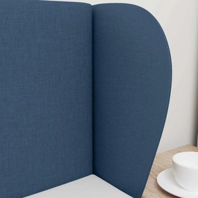 vidaXL Αυτί Κεφαλής Μπλε 40 x 23 x 6 εκ ύφασμα