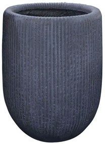Κασπώ Πήλινο Γραμμωτό 06-00-23218-M Φ33x41cm Grey Marhome Clay