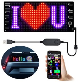 POWERMASTER PM-23820 7x17 cm Ευέλικτη Πινακίδα RGB LED