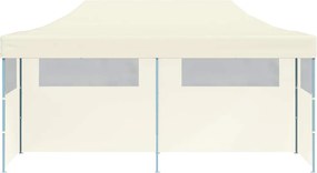 vidaXL Τέντα Εκδηλώσεων Pop-up Πτυσσόμενη Κρεμ 3 x 6 μ.