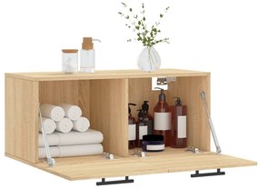 vidaXL Ντουλάπι Τοίχου Sonoma Δρυς 80x36,5x35 εκ. Επεξεργασμένο Ξύλο