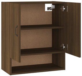 vidaXL Ντουλάπι Τοίχου Καφέ Δρυς 60x31x70 εκ. Επεξεργασμένο Ξύλο