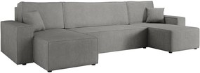 Γωνιακός καναπές Karla U-Gkri Skouro